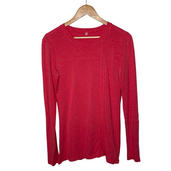 lululemon Promenade Long Sleeve Love Red Sz 12 - Picture 7 of 13